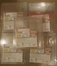 【5個】透明コレクションケース27×18×10.6 ダイソー