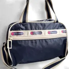未使用級 LeSportsac 30周年記念 復刻 ショルダーバッグ ネイビー