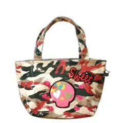 大幅値下 ハンドメイド　スカラ刺繍 ラミネートコートトートバッグ 新品