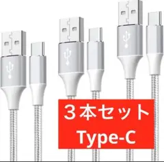 3本セット❤️1m/1m/2m】 USB ケーブル タブレット用 タイプc