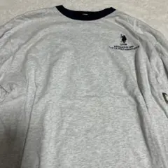 U.S. POLO ASSN. グレー長袖Tシャツ