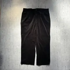 【大幅値下げ中】コーデュロイ ワイドパンツ ブラック 90 黒 タックパンツ