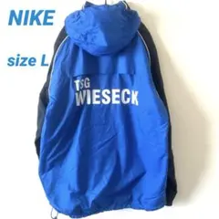 Nike ナイロンジャケット　パーカー　トラックジャケット　両面プリント　L
