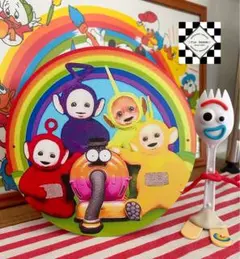 【ラスト１点】テレタビーズ④　 ブリキ看板　アメリカン雑貨　アメリカンフェンスのサムネイル