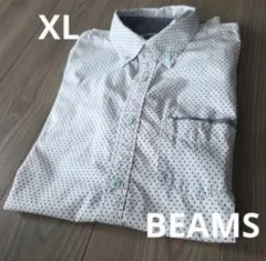 BEAMS XL ドット柄 半袖シャツのサムネイル