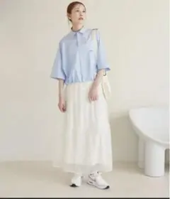 クロップドシャツ