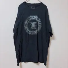 NRA ロゴＴシャツ ビッグサイズ Tシャツ トップス 丸首 古着 海外古着