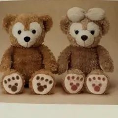 ダッフィー＆シェリーメイのぬいぐるみ　新品タグ付き　ディズニー　TDL シー
