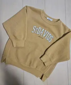 ペアマノン マスタード トレーナー サイズ100