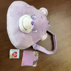 Care Bears クマの顔型バッグとキーホルダー