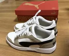 PUMA スニーカー秋冬カラー色 プーマホワイト プーマブラック アイスコーヒー