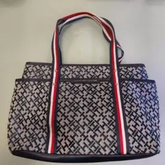 TOMMY HILFIGER 幾何学模様 トートバッグ