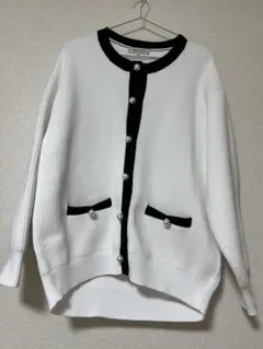 Apuweiser-riche リブ編みカーディガン サイズ2