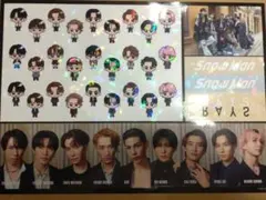 SnowMan RAYS 初回特典ステッカー＋滝沢歌舞伎クリアファイル