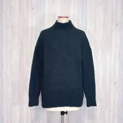 【GREENLABELRELAXING】長袖ハイネックニット セーター ウール混のサムネイル