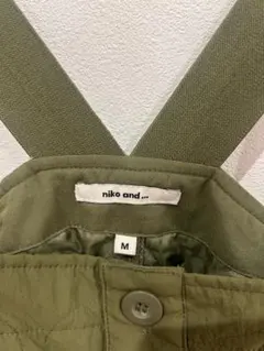 niko and... サロペット Mサイズ オリーブグリーン