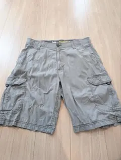 Lee カーゴショートパンツ 32/L相当 ストレッチ グレー アウトドアのサムネイル