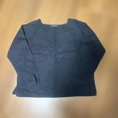 Samansa Mos2 ダークブルー 長袖シャツ