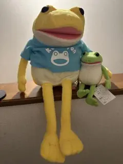 おとぼけケロピョン　Tシャツジャンボ ミラクルライフ　ぬいぐるみ 2体セット