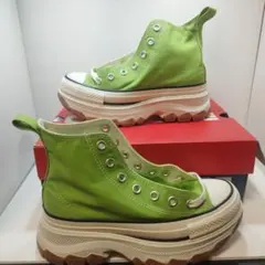 【新品】CONVERSE グリーン ハイカットスニーカー