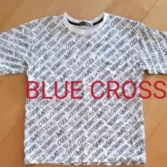 ブルークロス　Uネック　Tシャツ　L　160のサムネイル