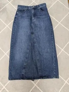 UNIQLO デニム　タイト　ロングスカート　ウエスト61