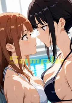 【AII_No.066】AIイラスト L判 4枚セット