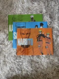 NARUTO 映画特典 ブックカバー ナルト サスケ カカシ 未使用 3枚セット