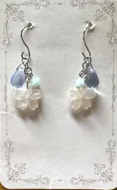 【SA263】サクラのハンドメイドピアス/イヤリング