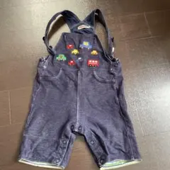 miki HOUSE ダークブルー オーバーオール 80