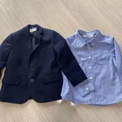 キッズスーツ　シャツセット　90