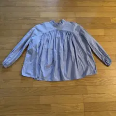 MAGALI マガリ コットン ウエストギャザー プルオーバー パープル 