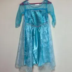 エルサ風ドレス 110〜120㎝ アナ雪風 コスプレ 発表会 衣装 ハロウィン