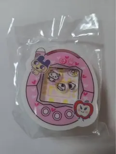 たまごっち　アクリルシャカシャカクリップ　ピンク　グッズ　ガチャガチャ