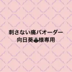 刺さない痛バオーダー 向日葵♣️様専用