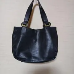 5月23日迄のお値下げセール　Kitamura 黒レザー ハンドバッグ