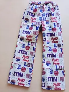 カジュアル多色プリントパンツ　120サイズ