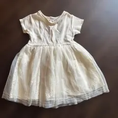 ZARA アイボリー ワンピース 2-3歳