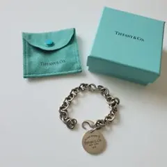値下げ】美品 ティファニー リターントゥ ブレスレット ブルーエナメル
