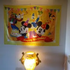 ディズニー 誕生日タペストリー 未使用品