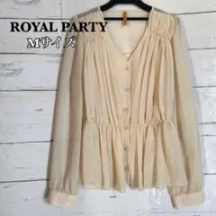 ROYAL PARTY ロイヤルパーティ　トップス　ブラウス　シアーのサムネイル