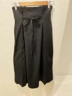 リボン付き フレアスカート Mサイズ