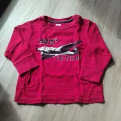 ●同梱セール実施中●BABY GAP 赤 長袖Tシャツ 80 ロンT ロンティー