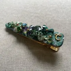 コンプレックスビズ マルチカラー ビジュー ヘアバレッタ - メルカリ