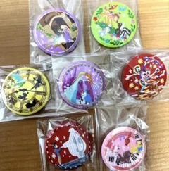 Disney Characters 刺繍缶バッジビスケット2