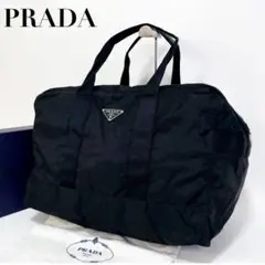 【極美品】PRADA プラダ　ボストンバッグ　旅行用　ナイロン　ブラック　大容量 taka様 プラダ✨ ボストンバッグ ナイロン ブラック PRADA