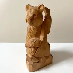 セワポロロ】招福の使者 アイヌ 北海道網走 民芸工芸品 木彫り 大広