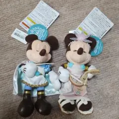 ディズニーシー24周年　ミッキーマウス ぬいぐるみ 2体セット