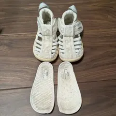 イフミー水陸両用サンダル14cm ホワイトレース