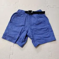 マーキーズ キッズ ハーフパンツ ブルー ベルト付き 90cm